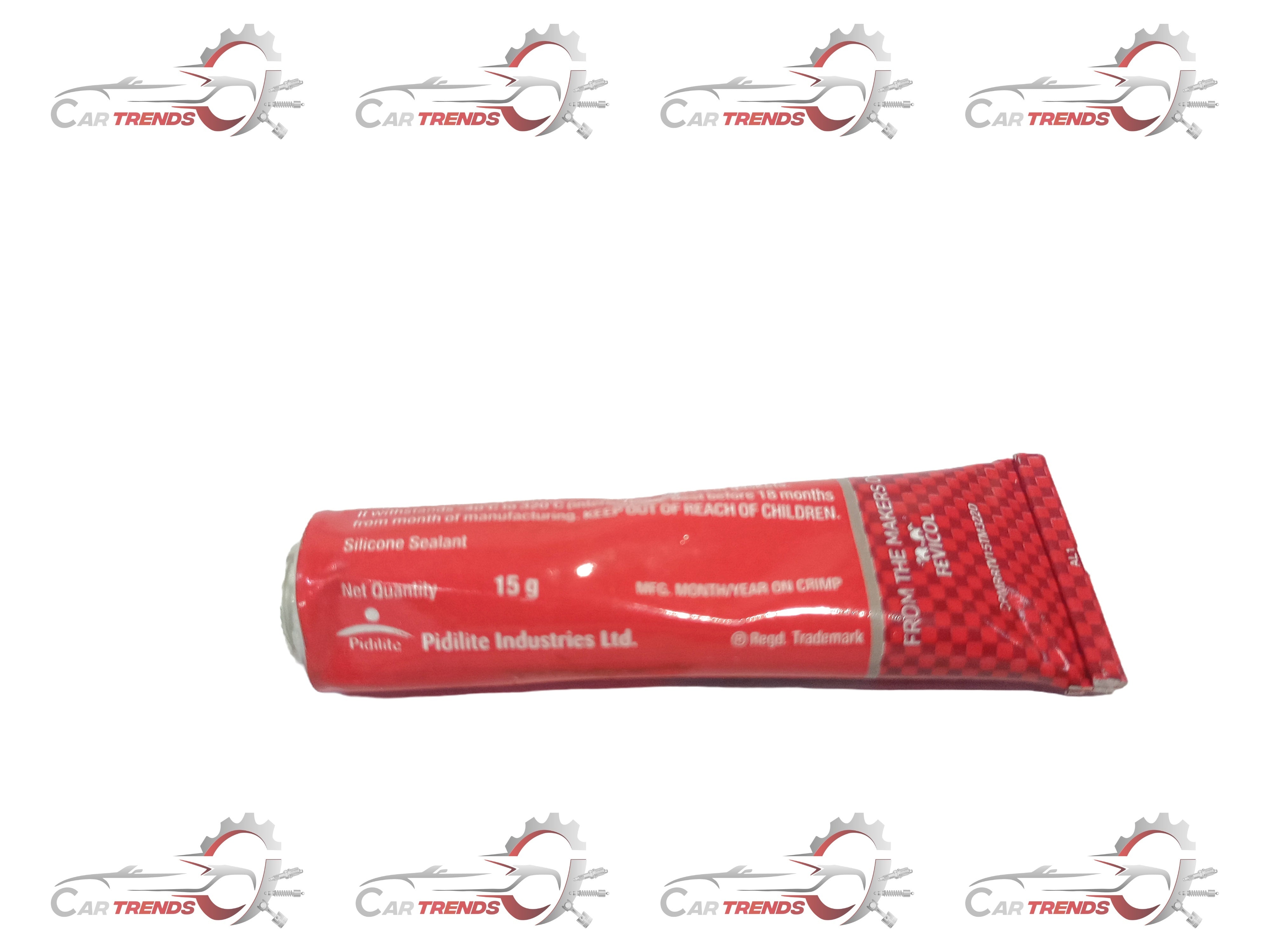 Red RTV sealant tube from PIDILITE M SEAL FFL813701500200, used for sealing and bonding applications.