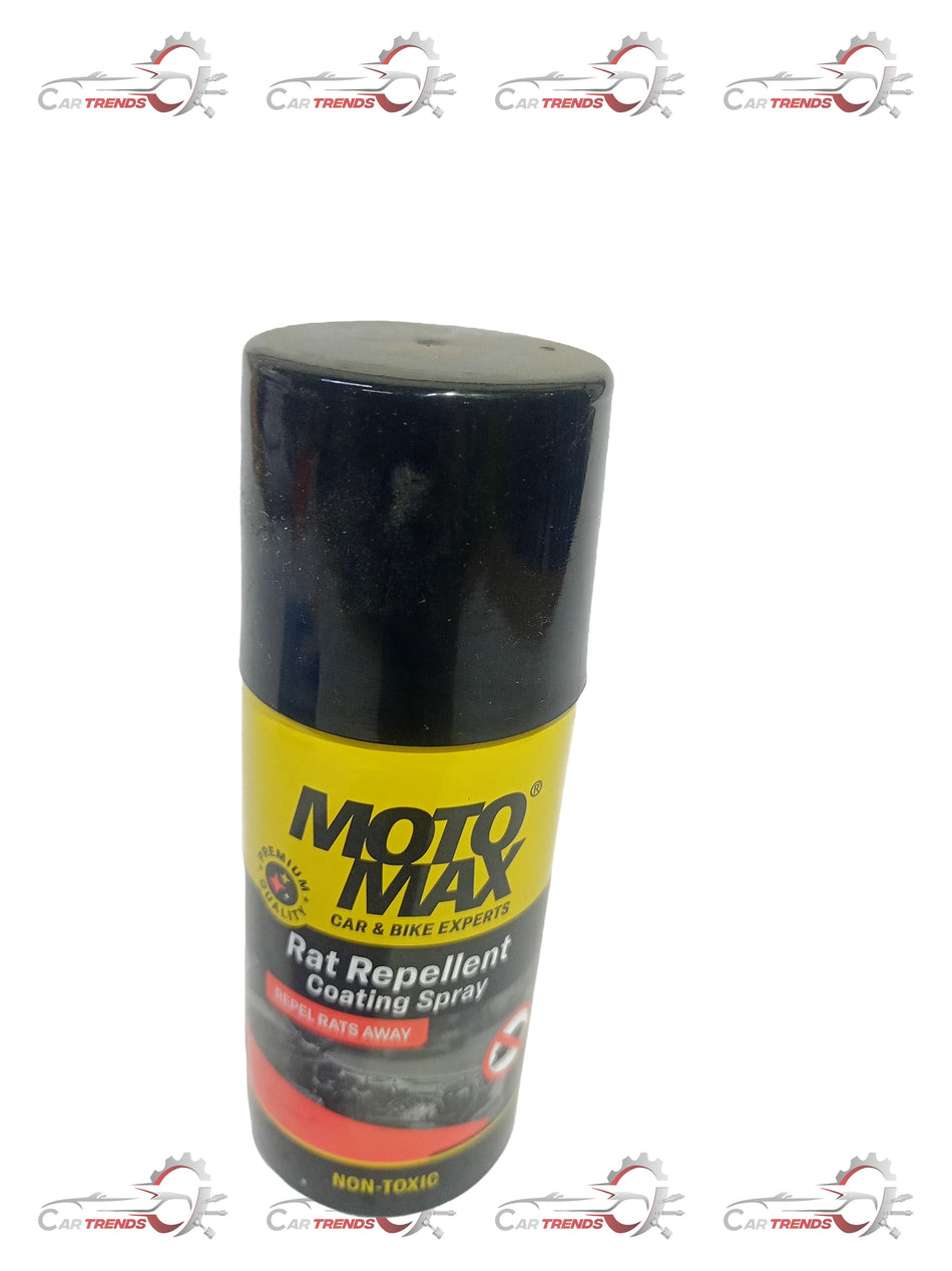 PIDILITE MOTOMAX rat repellent coating spray applied to a surface, designed to repel rats and pests effectively.