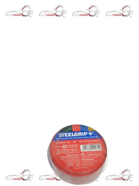 SteelGrip 1 black adhesive tape by Pidilite, 70 cm x 6 m x 0.125 mm, with black color and durable finish.
