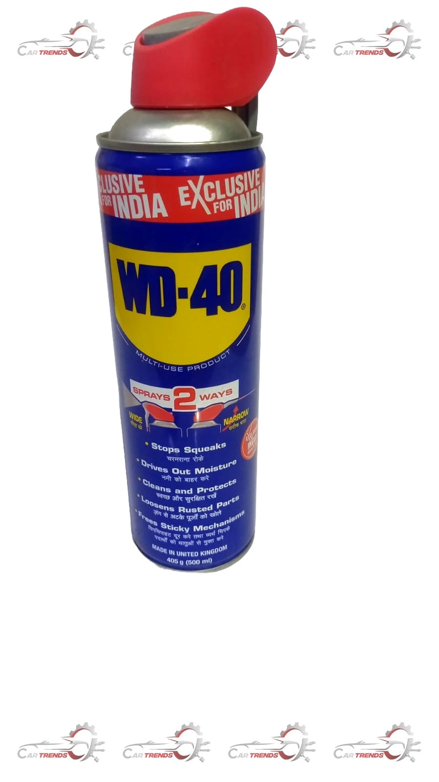 WD-40 500ml smart straw spray can by PIDILITE, featuring a convenient smart straw for precise lubrication and rust prevention.