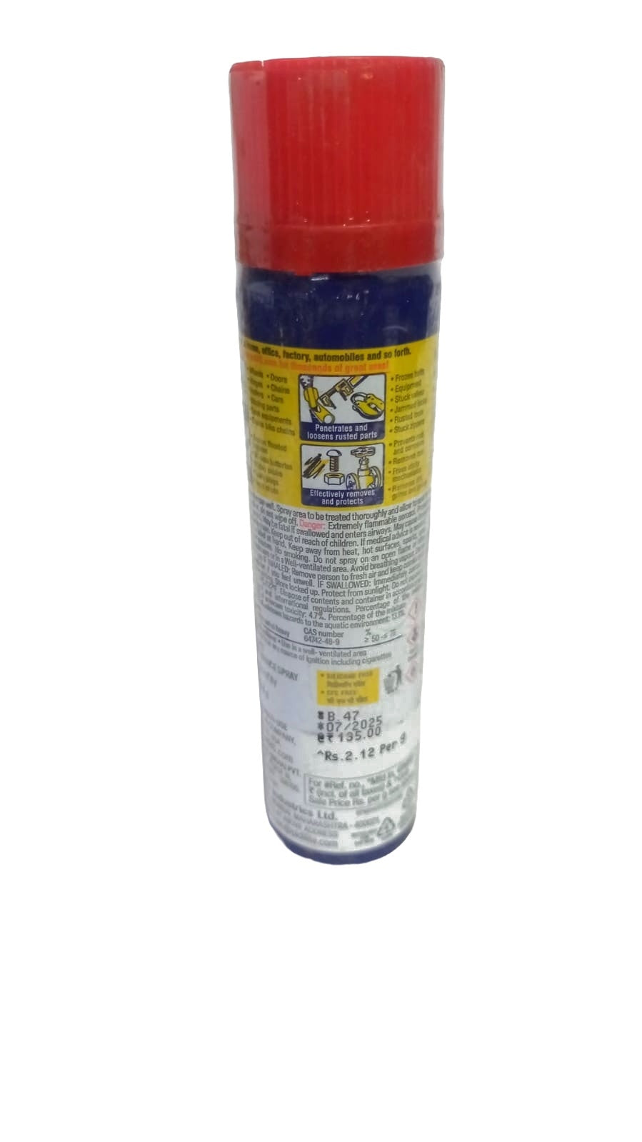 PIDILITE WD-40 63 8G spray lubricant in a small can, designed for rust protection and lubrication applications.