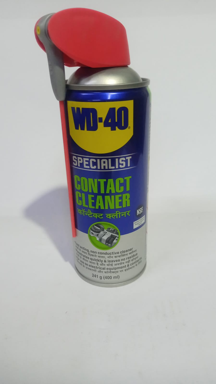 PIDILITE WD40 Contact Cleaner 400ml spray can for electrical contacts and equipment cleaning.