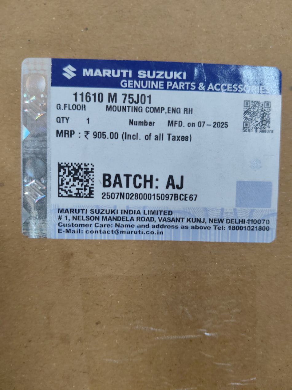 11610m75j01-engine-mounting-ritz-type1-right-side