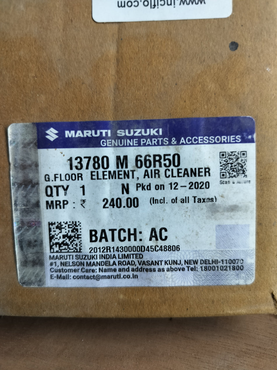 ELEMENT AIR CLEANER 13780M66R50