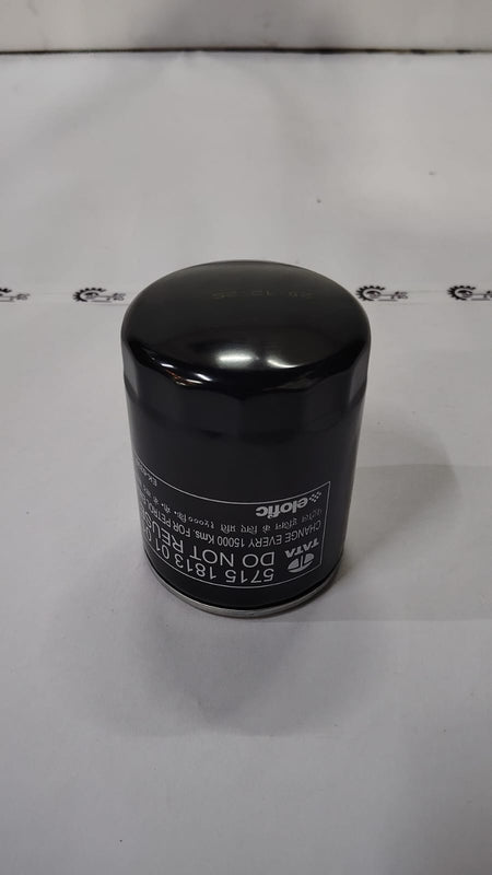 Tata Punch oil filter spare part with brand TATA, designed for vehicle engine maintenance.