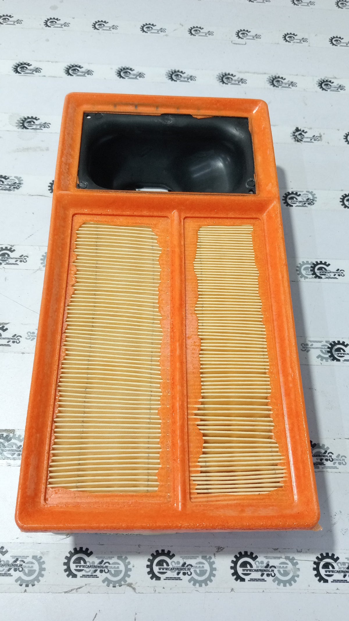 Tata Element Air Filter Punch Camo for Tata vehicles, showing the black and camo-patterned filter element.