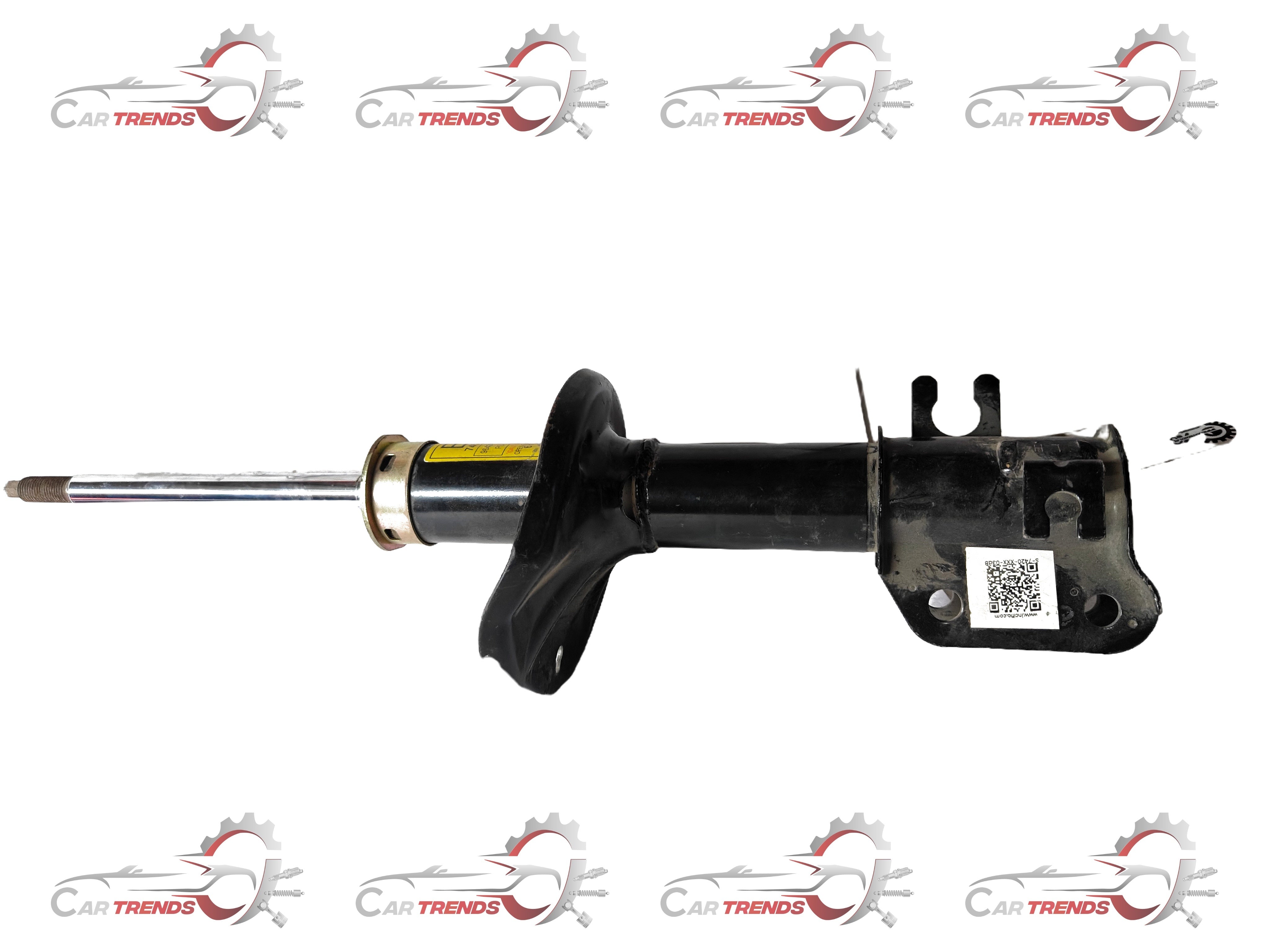 Toyota gasket exhaust pipe 1745125040, showing the metal gasket part with detailed surface texture and mounting edges.