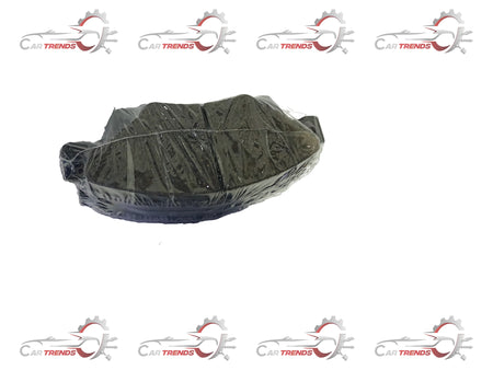 Front brake pad for Honda Type 7 by TVS, showing the black brake pad with mounting hardware.