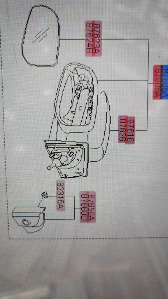 Hyundai Mirror Eon Rh Electronic