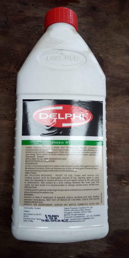 Coolant green Delphi Brand 1 ltr