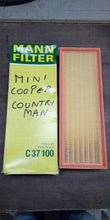 Load image into Gallery viewer, Air filter Mini Cooper/Countryman Mann C37100