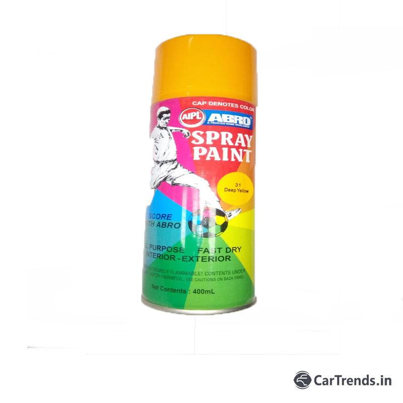 Spray Paint Yellow Color