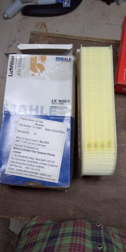 Air filter mercedes Mahle LX1686