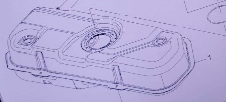 Chevrolet Petrol Tank Uva J96537108