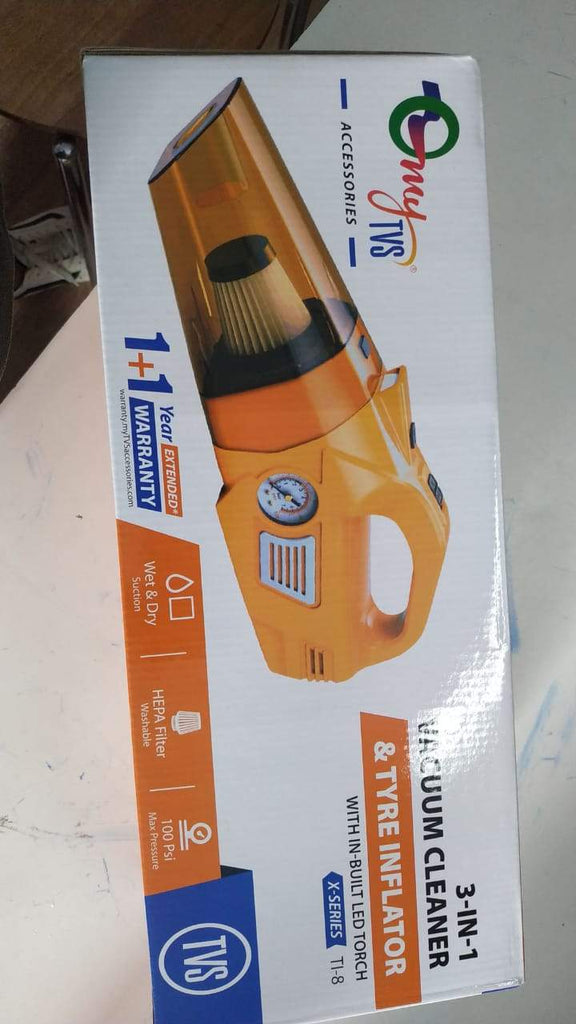 myTVS TI 8 3 in 1 Tyre Inflator and Vacuum Cleaner - CarTrends