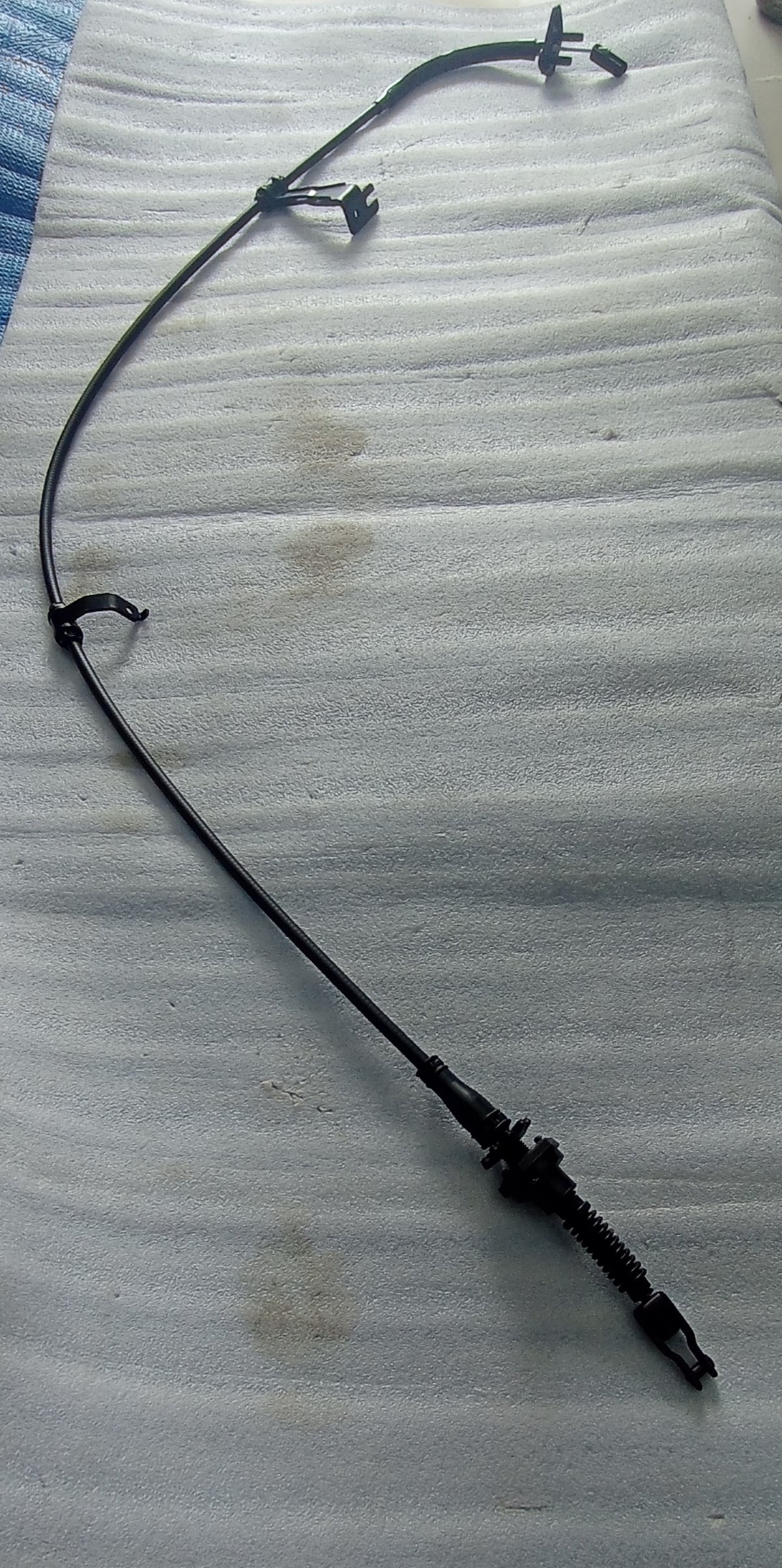 CarTrends Hyundai Grand i10/Xcent clutch cable, spare part, with visible cable and connectors in the image.