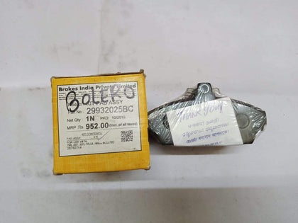 KIT PAD ASSY BOLERO/TML207/BTL TRAX   29932025BC