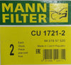 CU1721/2   AC filter X3