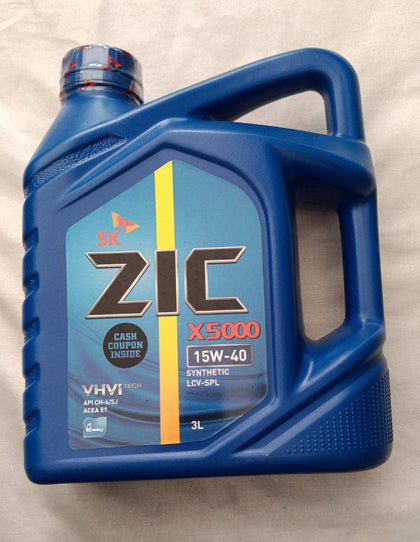 ZIK Engine Oil 3 Ltrs   Engine Oil 15W40 3 Ltrs Pack Size