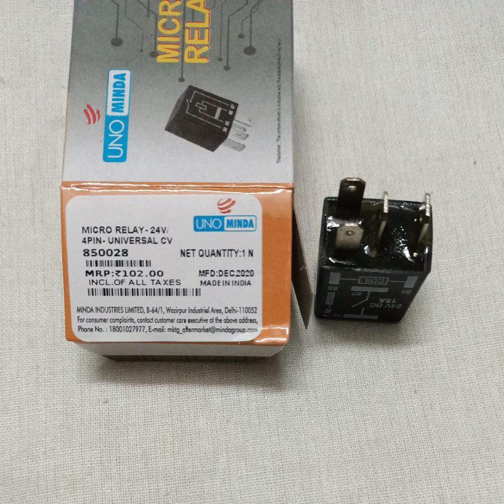 850028  Micro Relay 24V 4Pin Universal