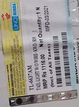 Load image into Gallery viewer, TL6637AM   Tail Lamp Kwid Right Side