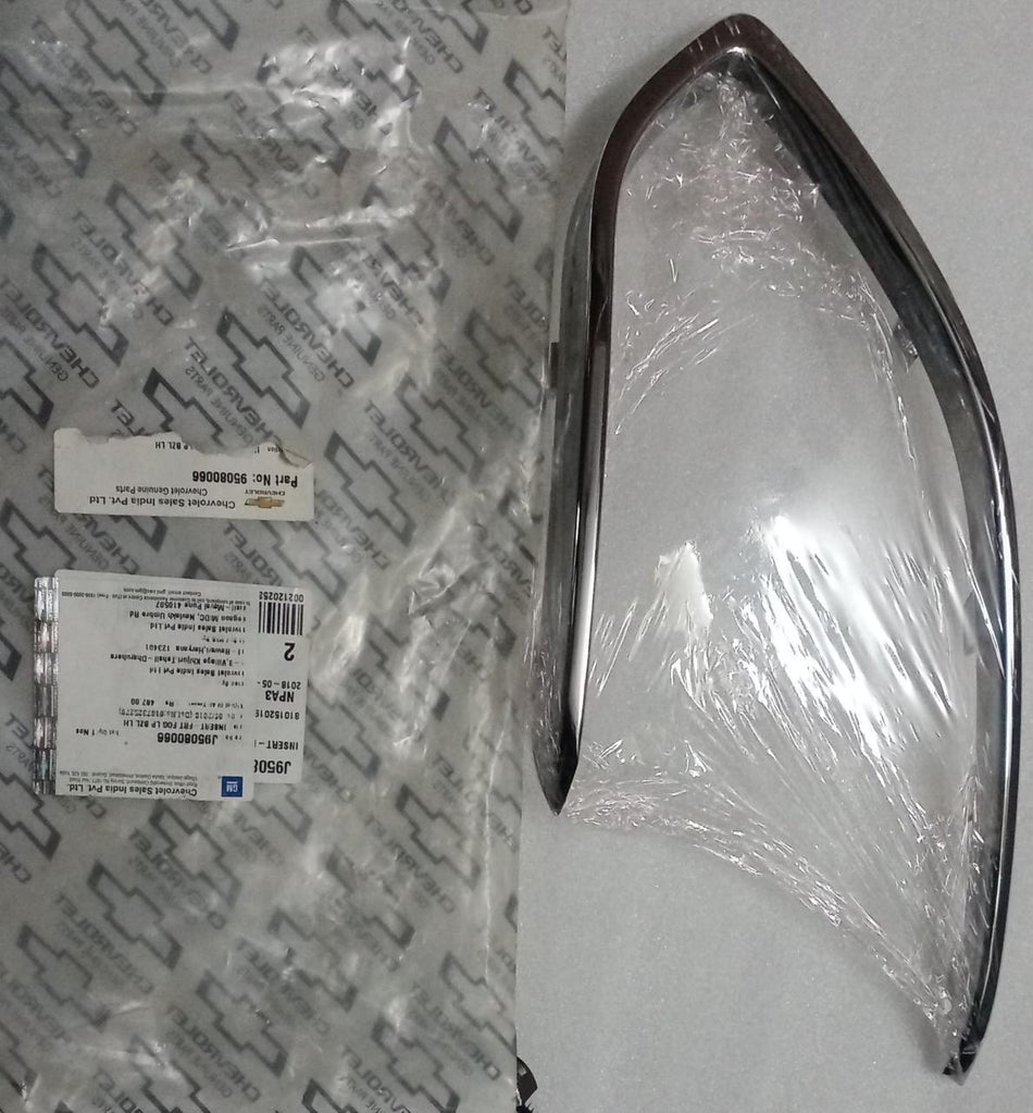 J95080066  Fog Lamp Insert Chrome Beat Left Side