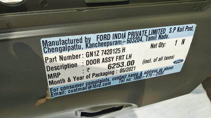 GN1Z7420125H  Door Ecosports Front Left Side