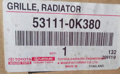 531110K380  Radiator Grille Altis