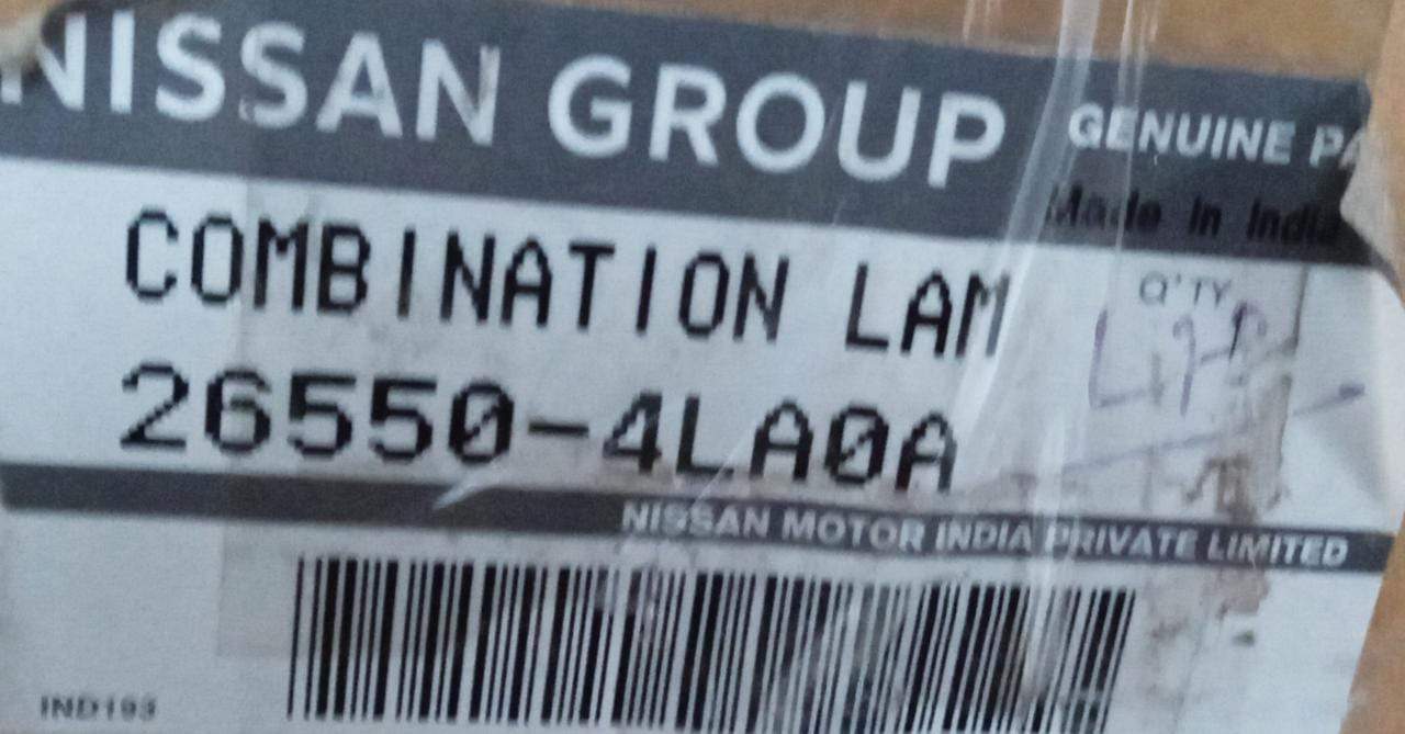 265504LA0A   Tail Lamp Datsun Go Right Side