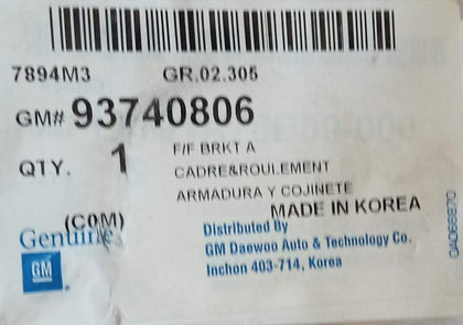 J93740806  Frame Bearing Aveo