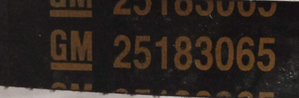 J25183065 Fan Belt Spark Spare Parts