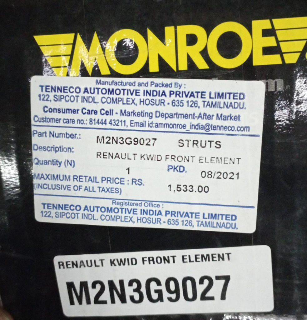 M2N3G9027 Front Shocker Kwid Spare Parts