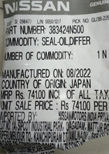 Load image into Gallery viewer, 383424N500 OIL SEAL TARRENO