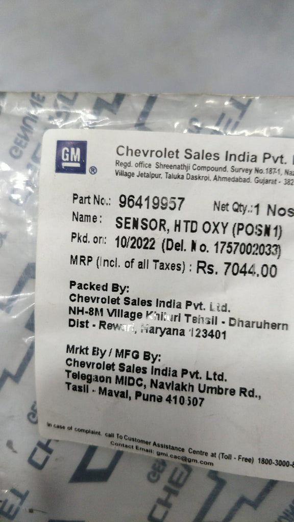 SENSOR ASM HTD OXY POSN 1 BEAT J96419957