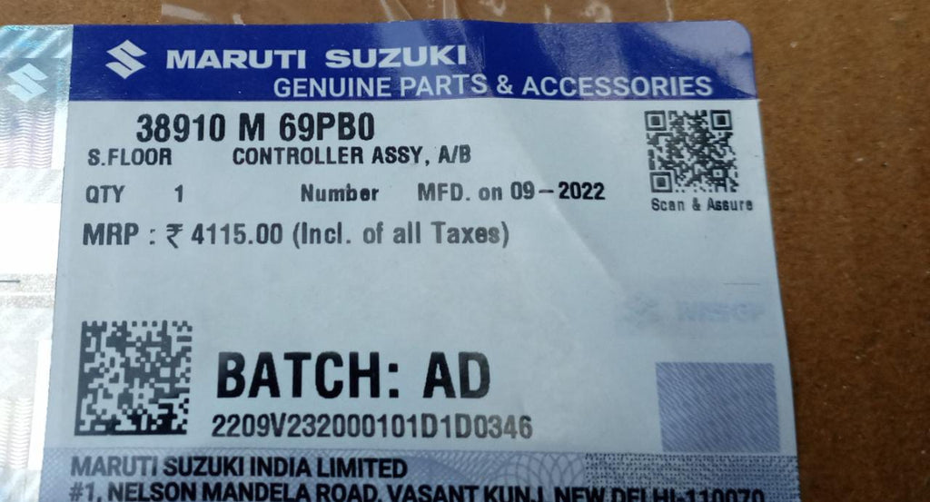 CONTROLLER ASSY A/B 38910M69PB0
