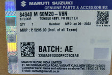 Load image into Gallery viewer, 84940M60M20-V6N FRONT SEAT BELT ERTIGA TYPE 1 LEFT SIDE
