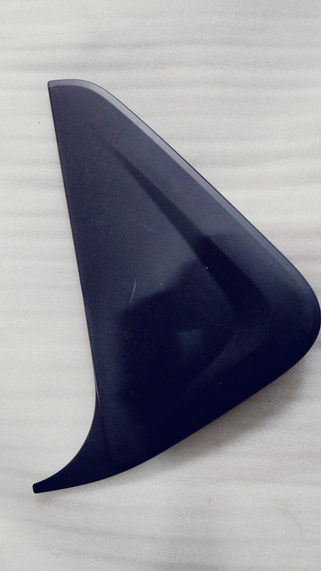 CarTrends Datsun Redi Go front door corner garnish, right side spare part, showing the exterior trim component on the vehicle.