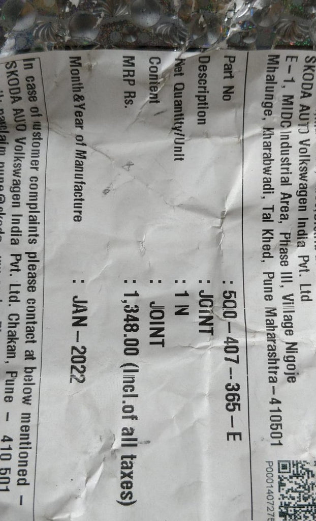 5Q0407365E   Ball Joint Taigun