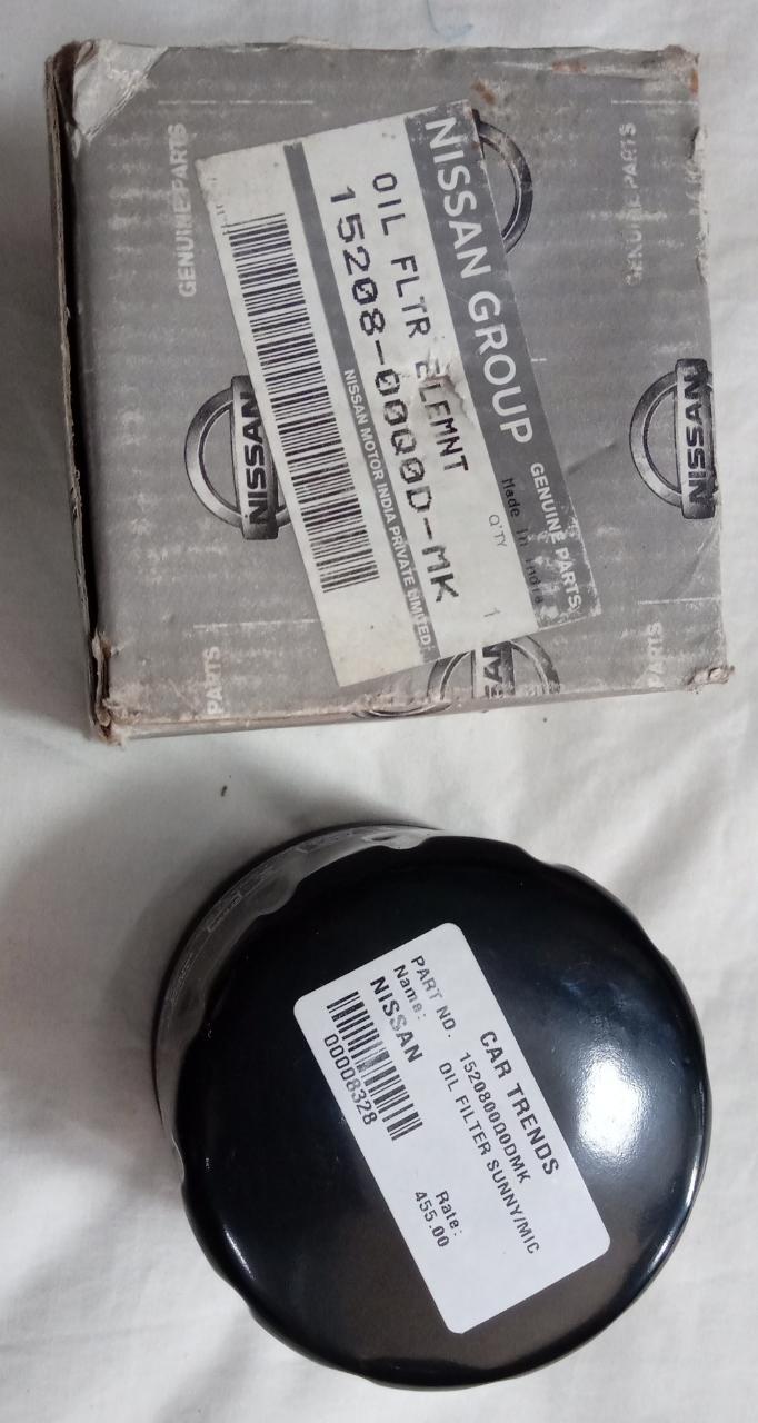 CarTrends oil filter for Nissan Micra diesel, spare part designed to fit and protect engine from contaminants.