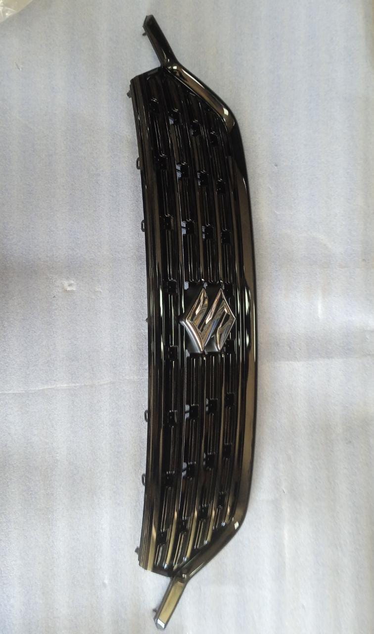 CarTrends upper radiator grille for Ertiga, close-up view showing the black plastic front grille with mounting points.