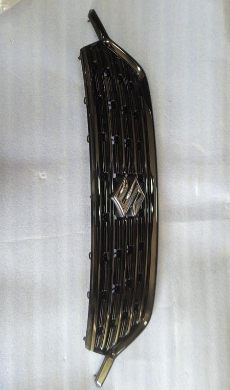 CarTrends upper radiator grille for Ertiga, close-up view showing the black plastic front grille with mounting points.