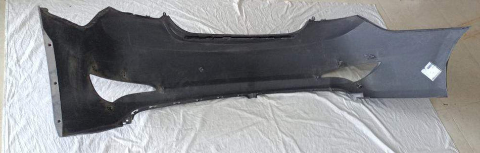 CarTrends rear bumper for Verna Fluidic, spare part in black, shown installed on the vehicle's rear end.