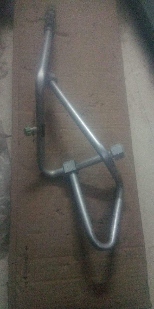 CarTrends AC pipe Tavera spare part, showing the metal pipe component with connecting ends and mounting points.