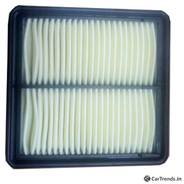 CarTrends Amaze petrol air filter, spare part with pleated paper design for optimal engine airflow and filtration.