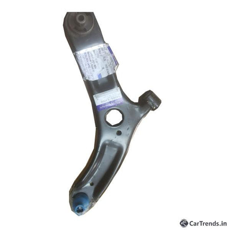 CarTrends suspension arm for I20, right side, spare part #545011J700, showing the metal component with mounting points