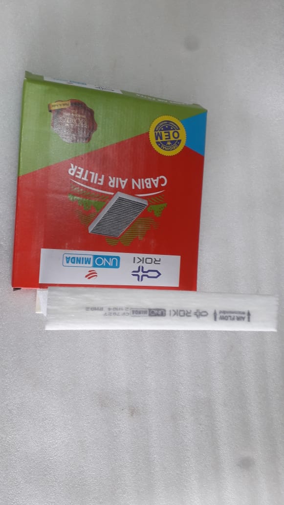 CarTrends AC filter for Innova, spare part CF7027, designed for Punch, Altroz, Safari, Harrier vehicles, shown in image.
