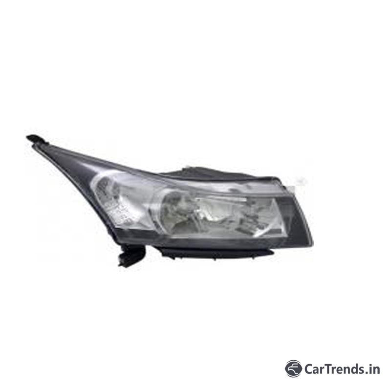 Chevrolet Cruze right headlamp with parking turn signal lamp replacement part by CarTrends, spare car parts.