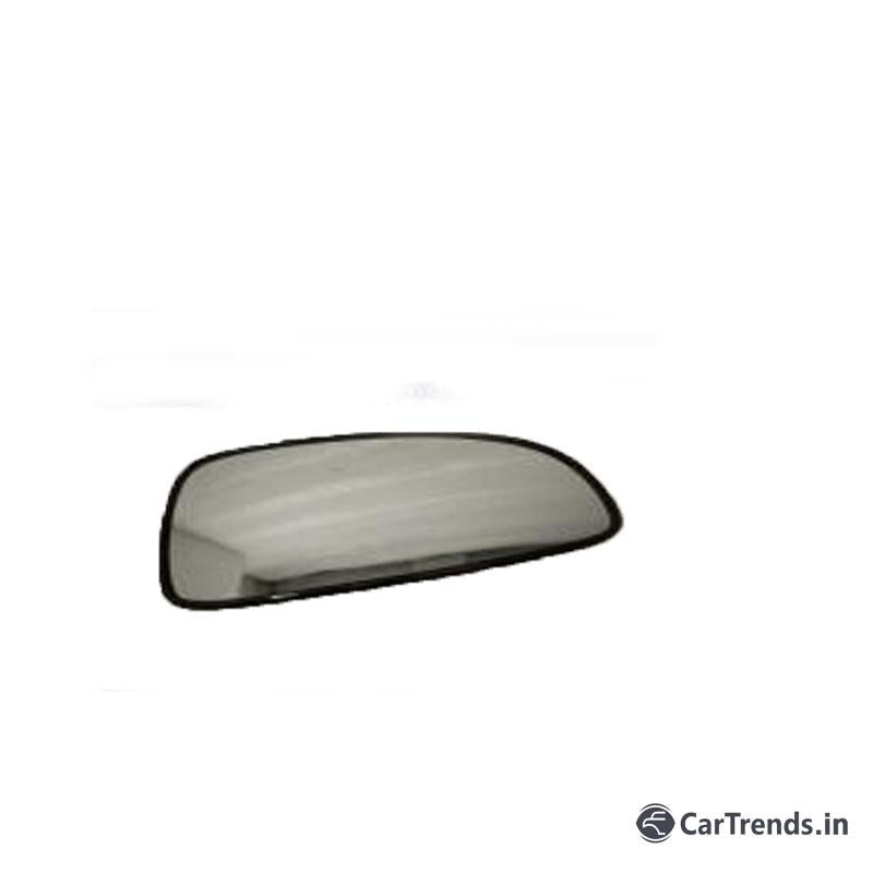 Chevrolet Spark left side mirror spare part by CarTrends, showing a close-up of the mirror assembly with mounting details.