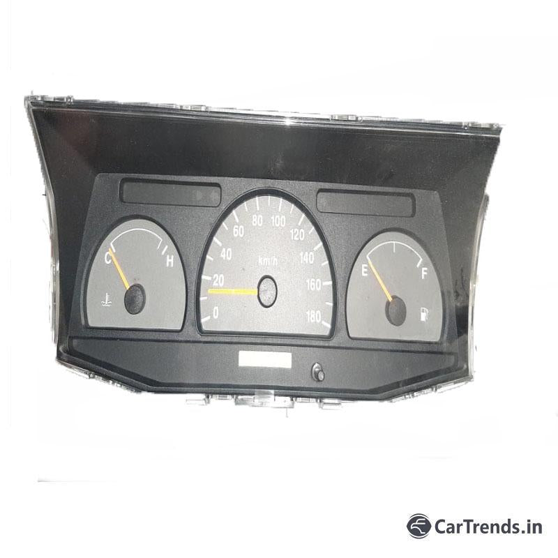 Chevrolet Tavera Clustometer spare part by CarTrends, close-up of the T97595101 model for vehicle dashboard replacement.