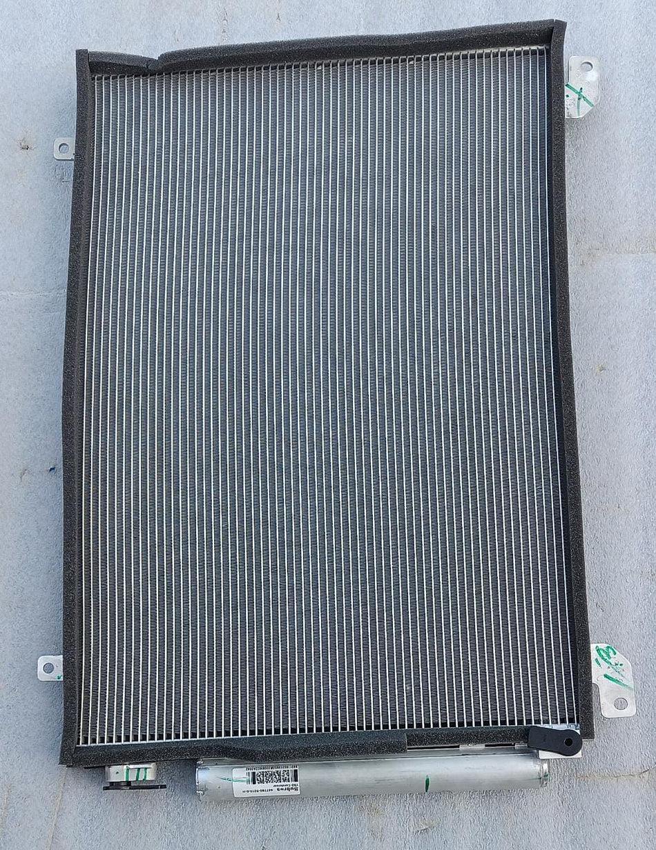 CarTrends condenser spare part assembly #95310M55R00, automotive cooling component with metal fins and connectors.